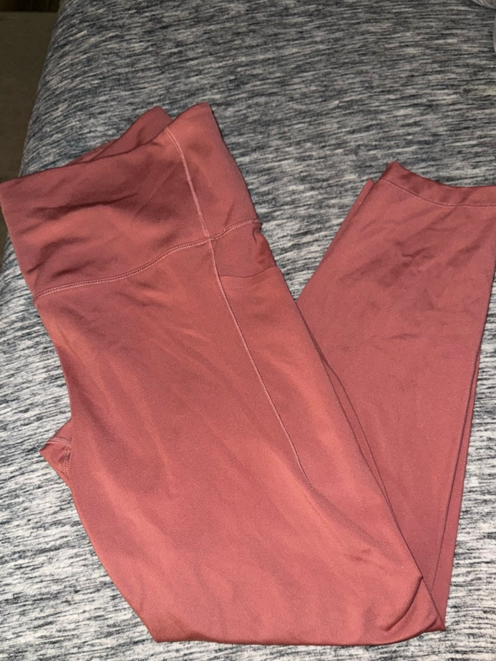 7/8 Length All In Motion High-Waist Rust Active Pocket Leggings